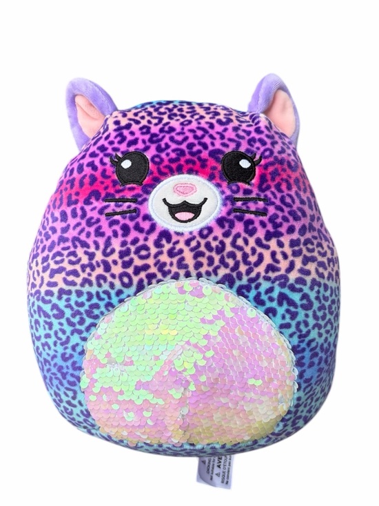 Squishmallows Other - Michaela the Rainbow Leopard Squishmallow - Sequin Belly - Rare